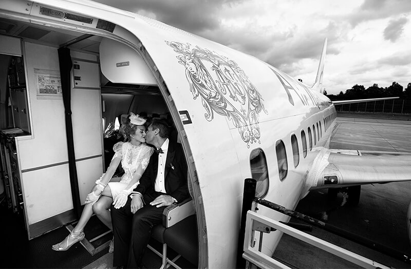 Hochzeit Berlin Privatjet